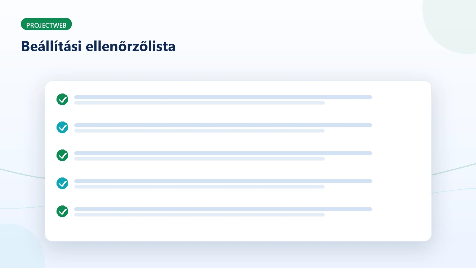 A céges e-mail beállításának ellenőrzőlistája