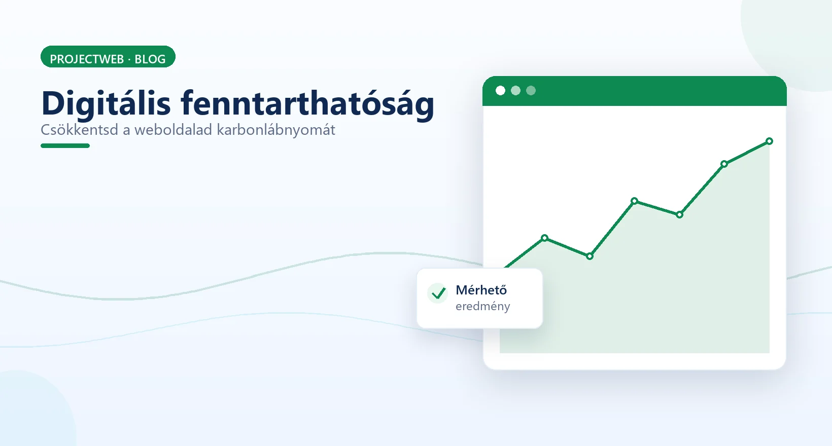 Digitális fenntarthatóság, a webshop és honlap karbonlábnyomának csökkentése kód szinten, illusztráció