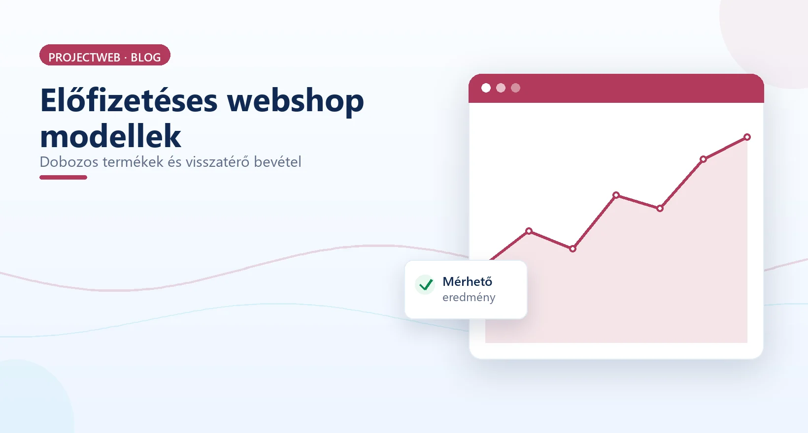 Előfizetéses (subscription) webshop modellek és dobozos termékek, illusztráció