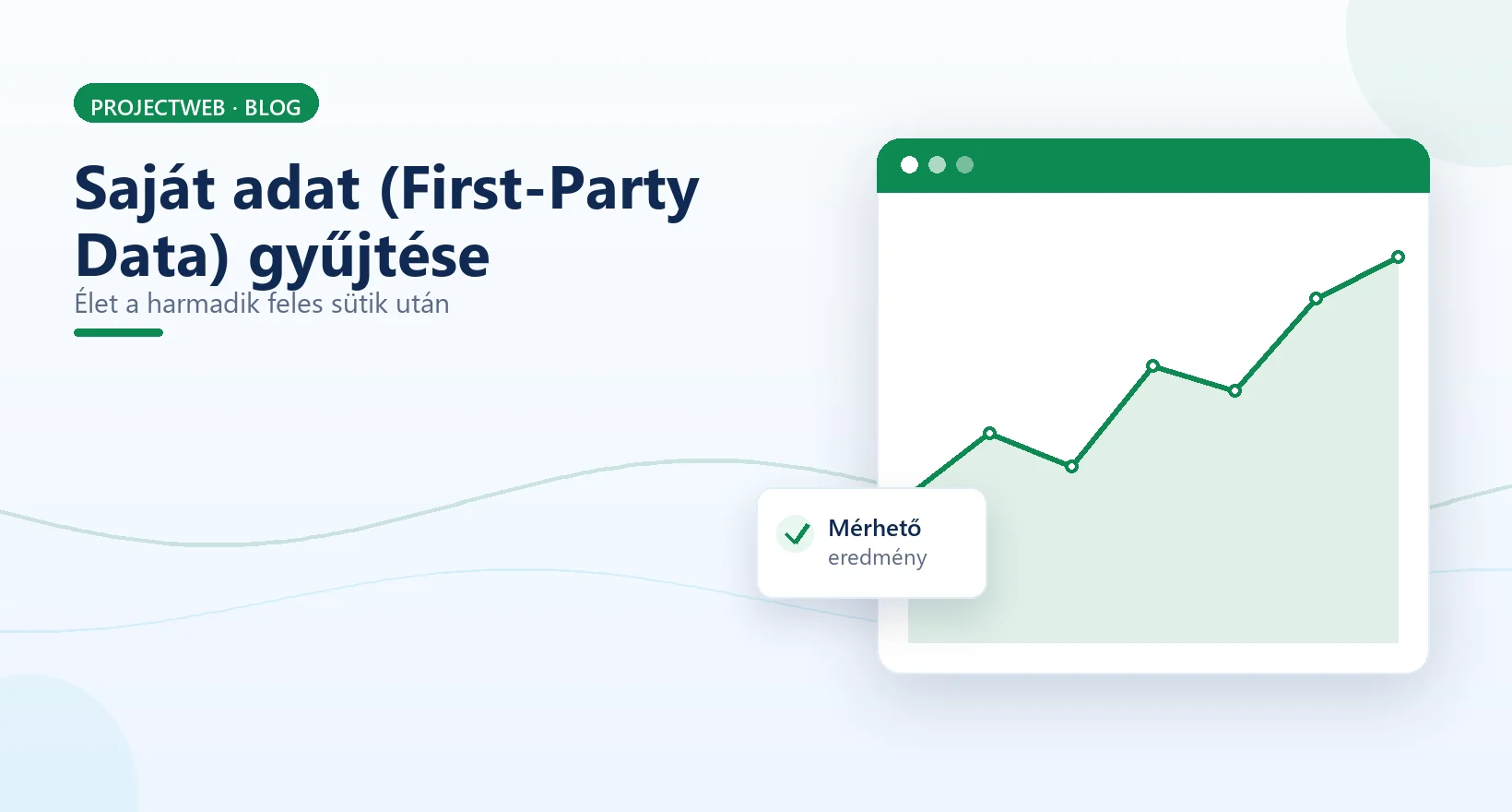 First-party data (saját adat) gyűjtése a harmadik feles sütik halála után, illusztráció