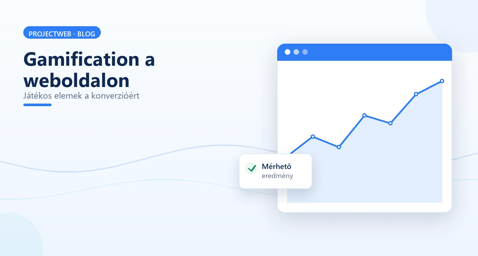Gamification a weboldalon, játékos elemek a látogatók lekötéséért és a konverzióért, illusztráció