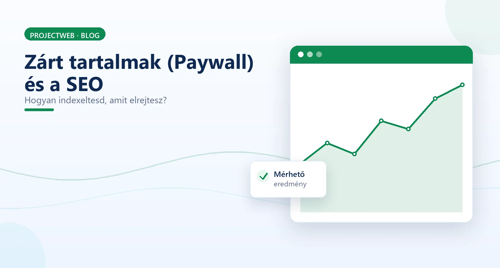 Zárt tartalmak (paywall, gated content) hibrid SEO stratégiája, illusztráció