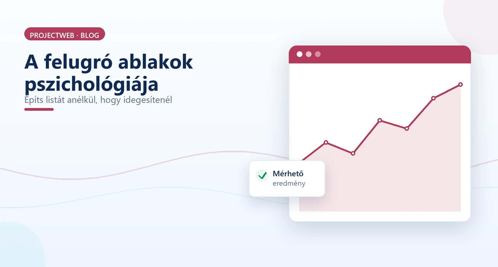 Felugró ablakok (pop-up) pszichológiája és helyes használata a weboldalon, illusztráció