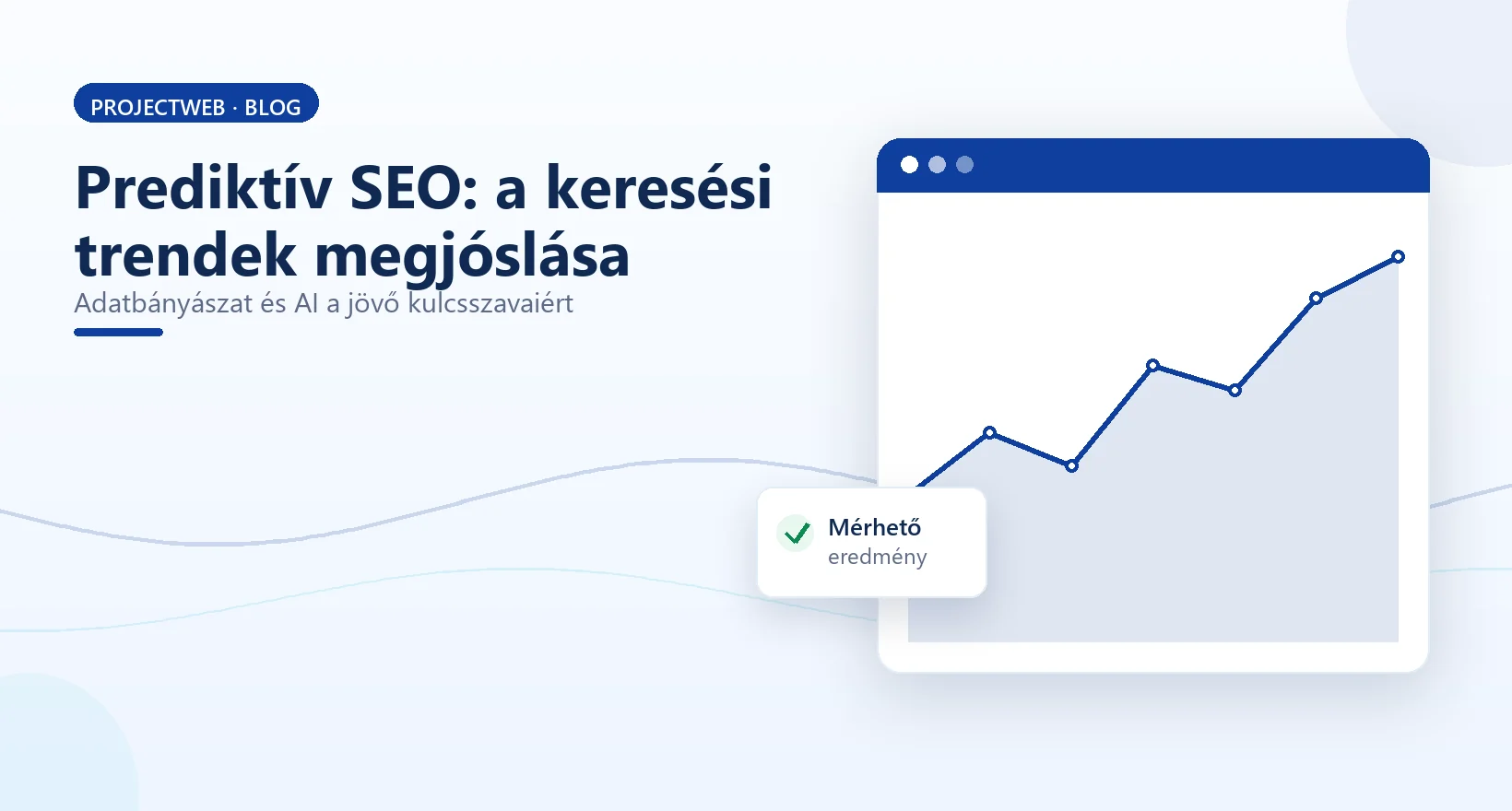 Prediktív SEO, jövőbeli keresési trendek megjóslása adatbányászattal, illusztráció