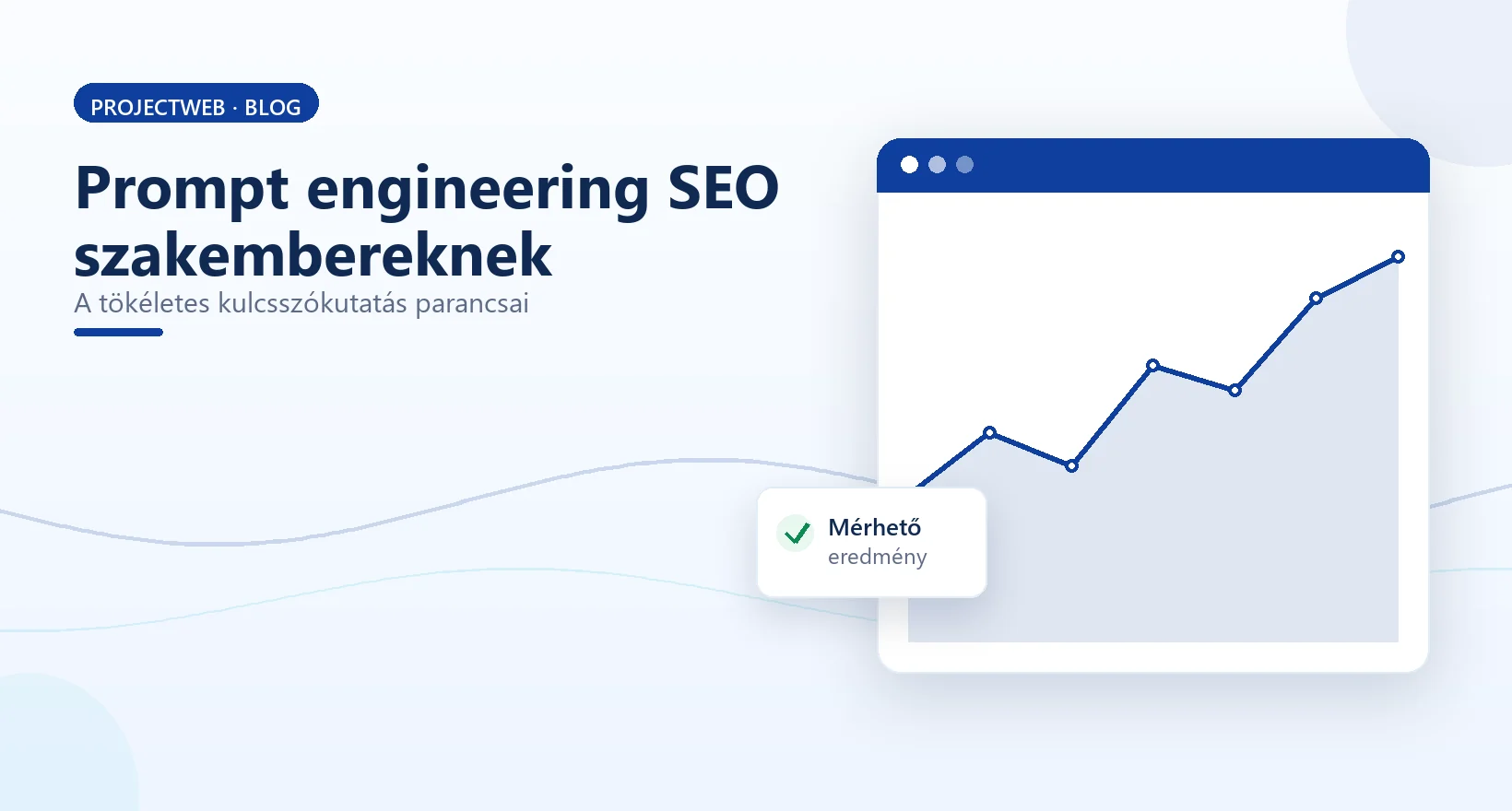 Prompt engineering SEO-hoz, kulcsszókutatás és klaszterezés AI parancsokkal, illusztráció