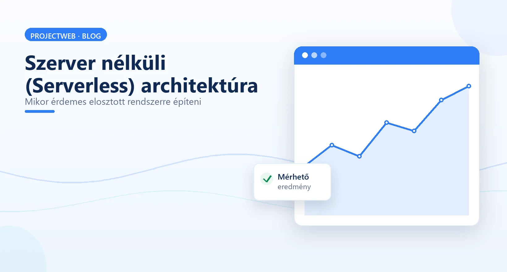 Szerver nélküli (serverless) architektúra a webfejlesztésben, illusztráció