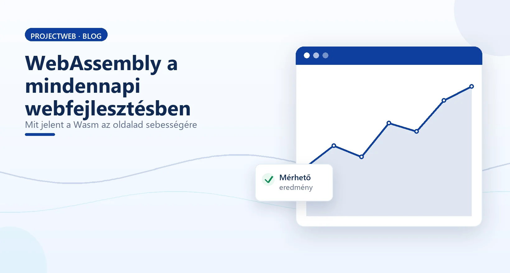 WebAssembly (Wasm) a webfejlesztésben és hatása a weboldal sebességére, illusztráció