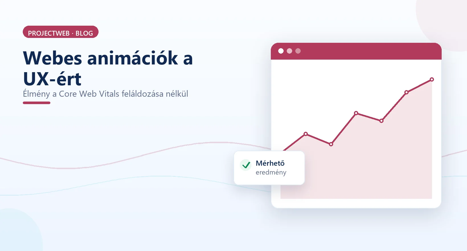 Webes animációk, amelyek növelik a UX-et a Core Web Vitals rontása nélkül, illusztráció