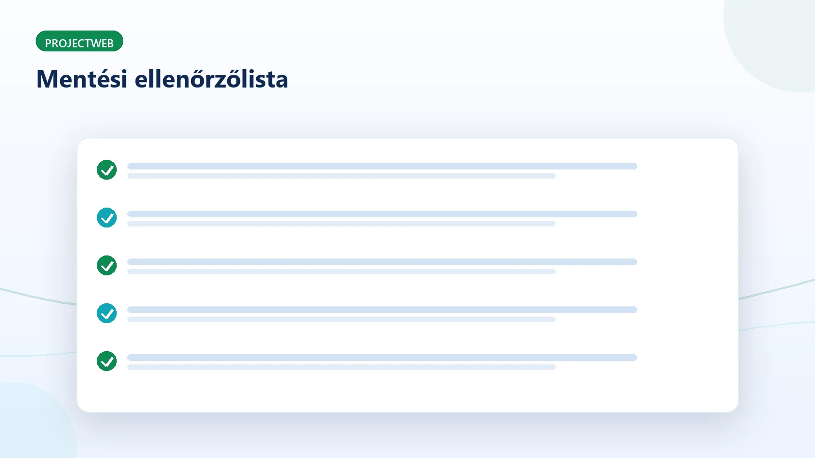 A jó biztonsági mentés ellenőrzőlistája