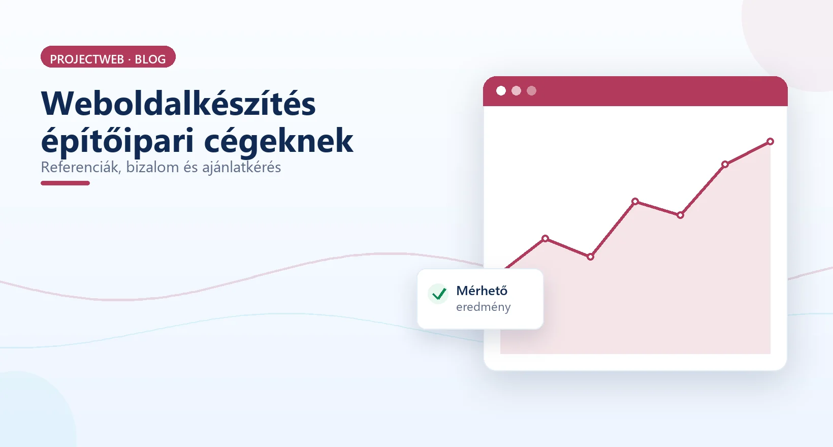 Weboldalkészítés építőipari és kivitelező cégeknek, referenciák és ajánlatkérés, illusztráció