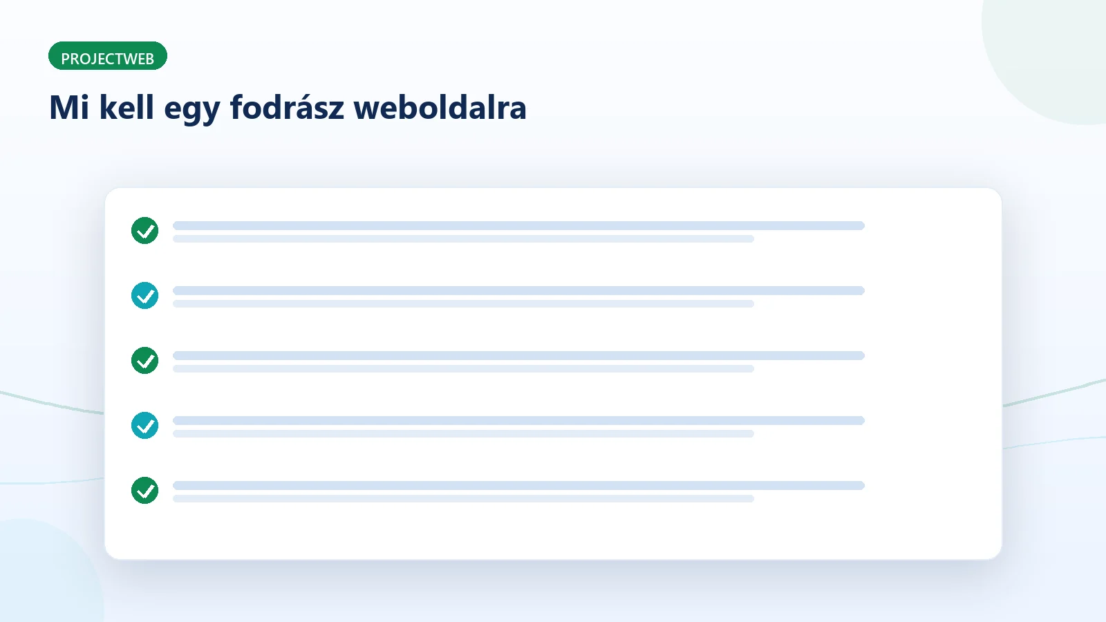 Egy fodrász / szépségszalon weboldal kötelező elemei, ellenőrzőlista