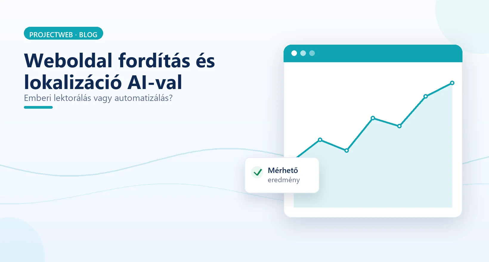 Weboldal fordítás és lokalizáció mesterséges intelligenciával, illusztráció