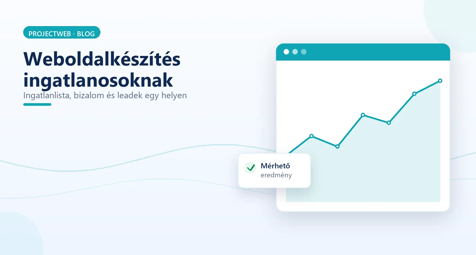Weboldalkészítés ingatlanosoknak és ingatlanirodáknak, ingatlanlista és leadgyűjtés, illusztráció