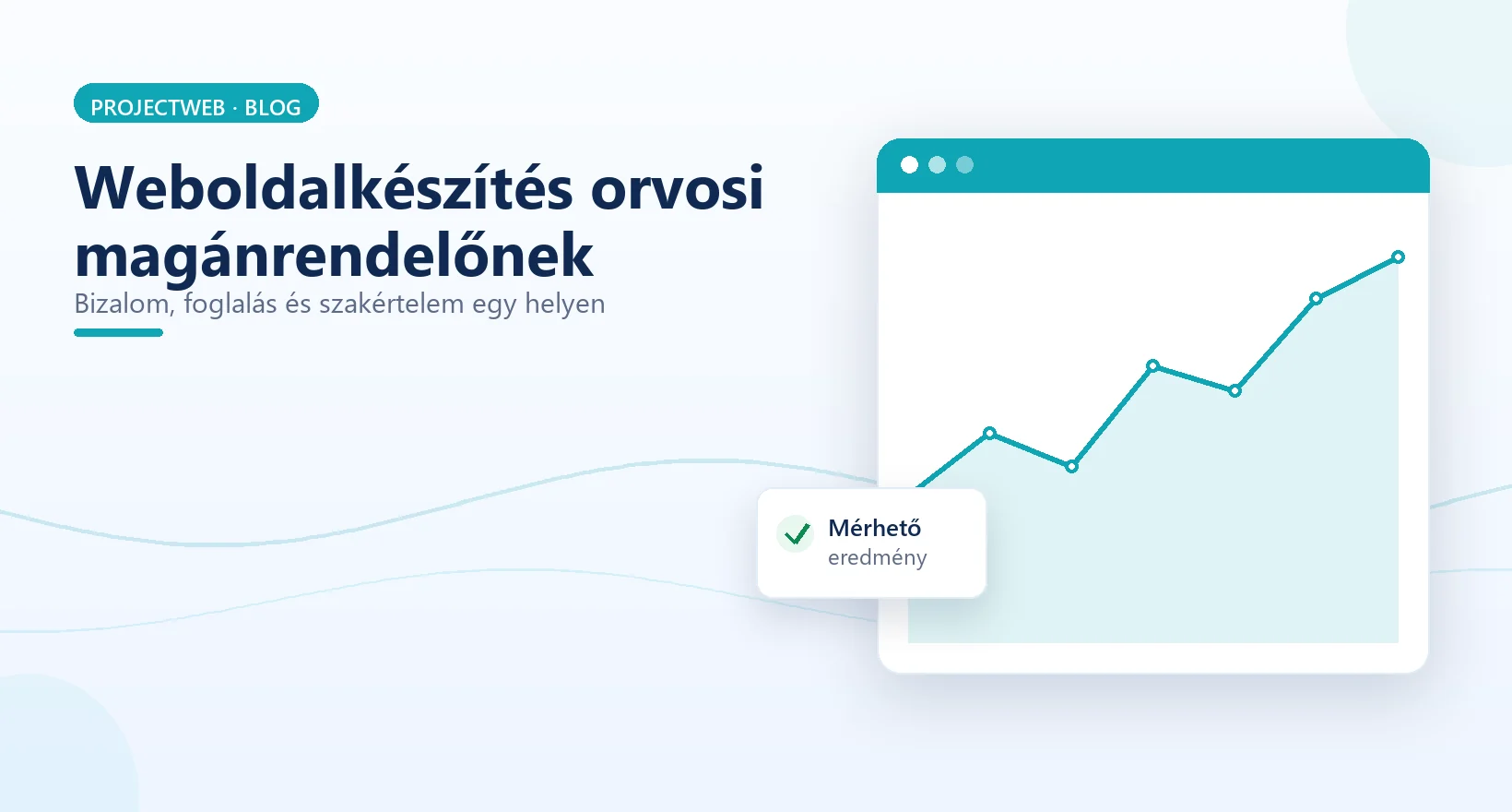 Weboldalkészítés orvosi magánrendelőnek és magánorvosnak, bizalomépítő honlap, illusztráció